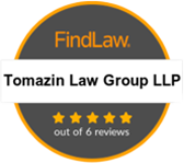 FindLaw | Tomazin Law Group LLP | Five Stars from six reviews